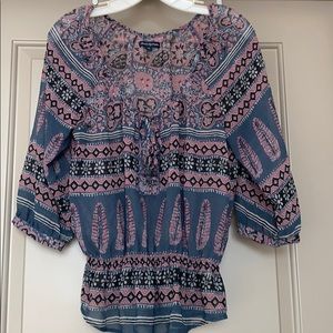 American Eagle Peplum top